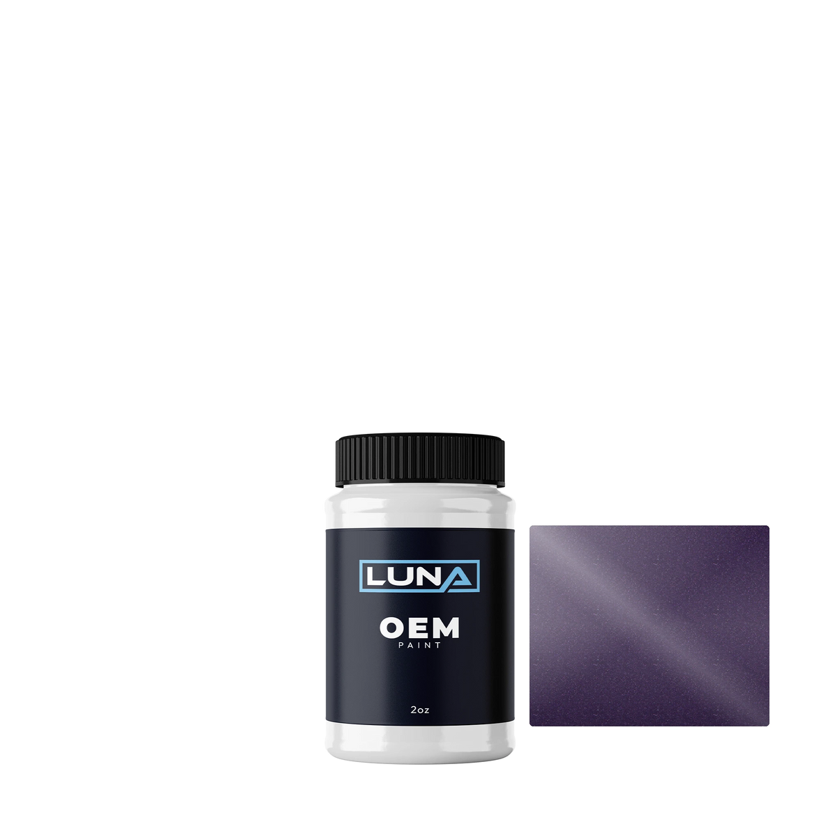 Porsche Purple Violet M. W19 | Luna OEM Basecoat - 2oz Touch Up Bottle w/ Brush