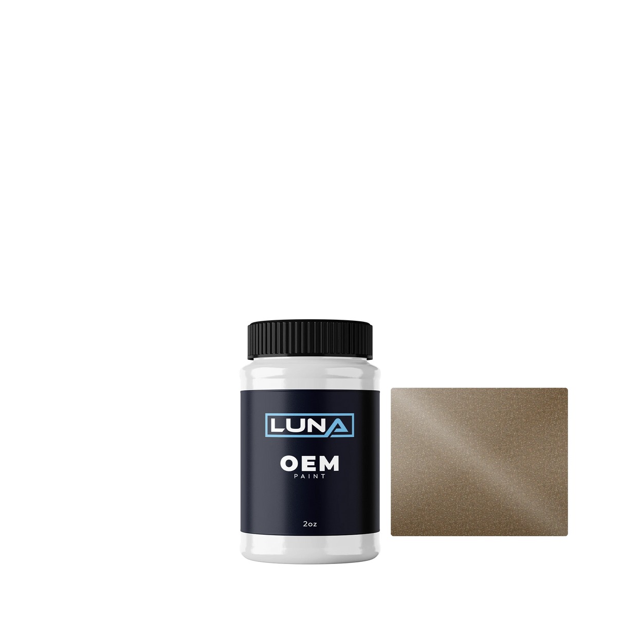 Chrysler USA Med. Suede M. GK4 | Luna OEM Basecoat - 2oz Touch Up Bottle w/ Brush