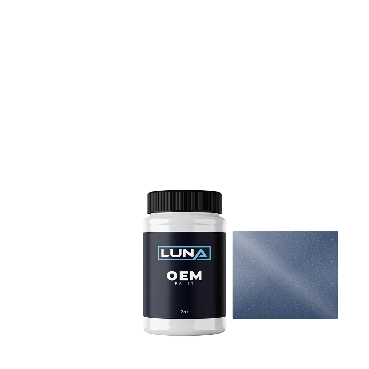 Nissan Cornflower Blue M. 1 T12 | Luna OEM Basecoat - 2oz Touch Up Bottle w/ Brush