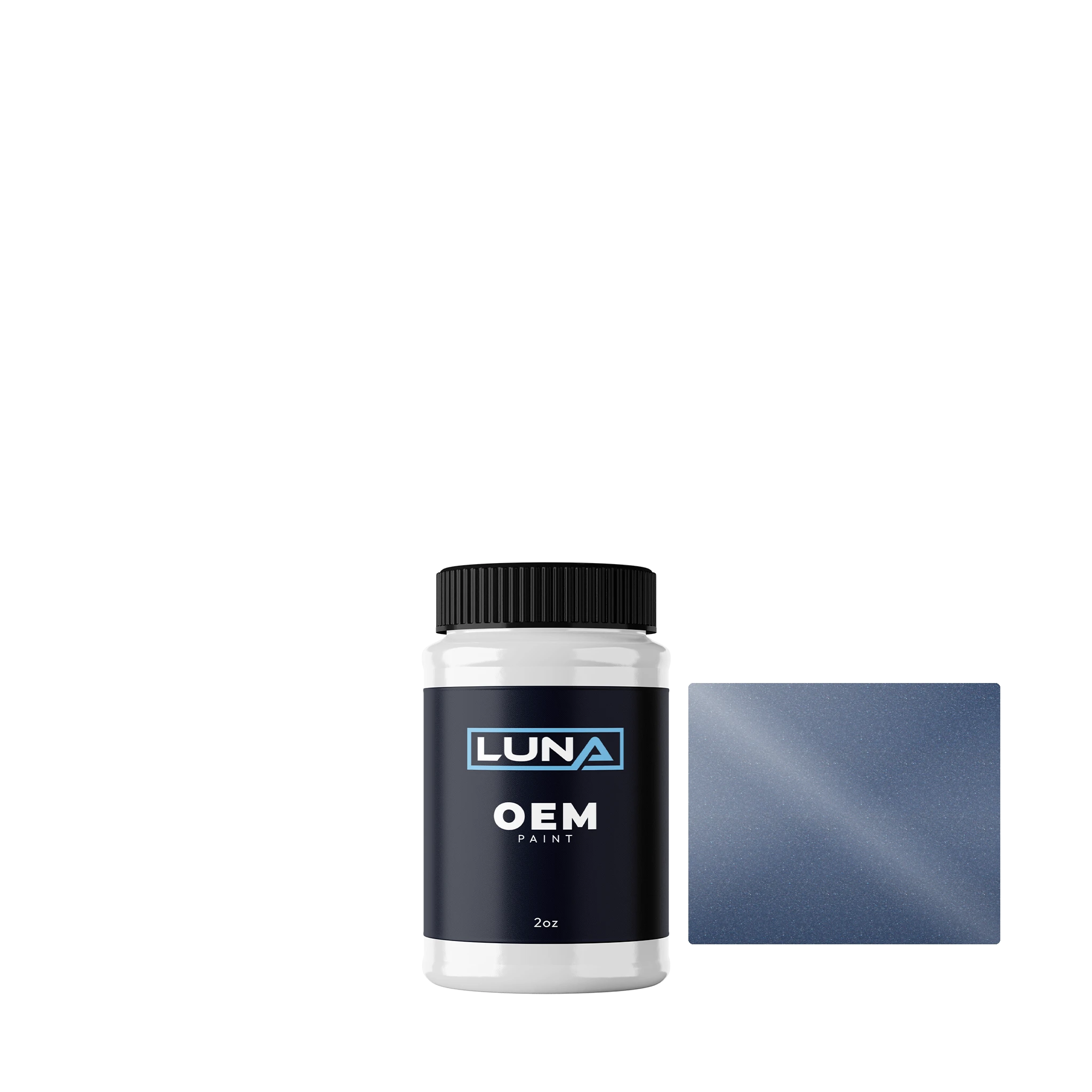 Nissan Cornflower Blue M. 1 T12 | Luna OEM Basecoat - 2oz Touch Up Bottle w/ Brush