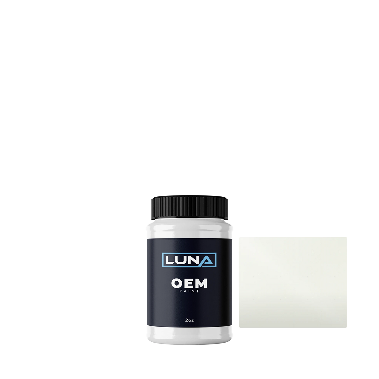 Lynk And Co Pure White Solid 081 | Luna OEM Basecoat - 2oz Touch Up Bottle w/ Brush
