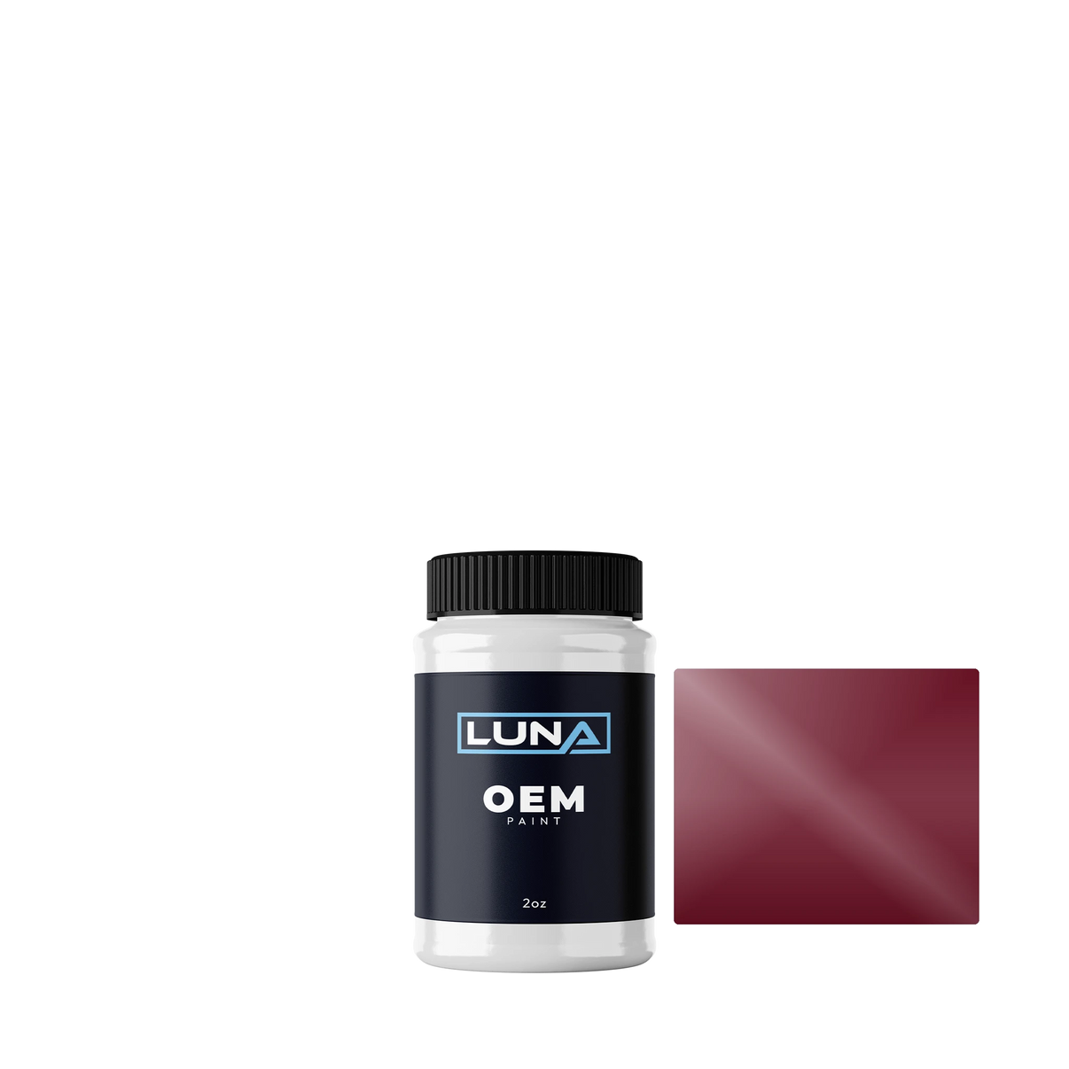 Kawasaki Motorcycle Candy Wine Red -3c KAW145 | Luna OEM Basecoat - 2oz Touch Up Bottle w/ Brush