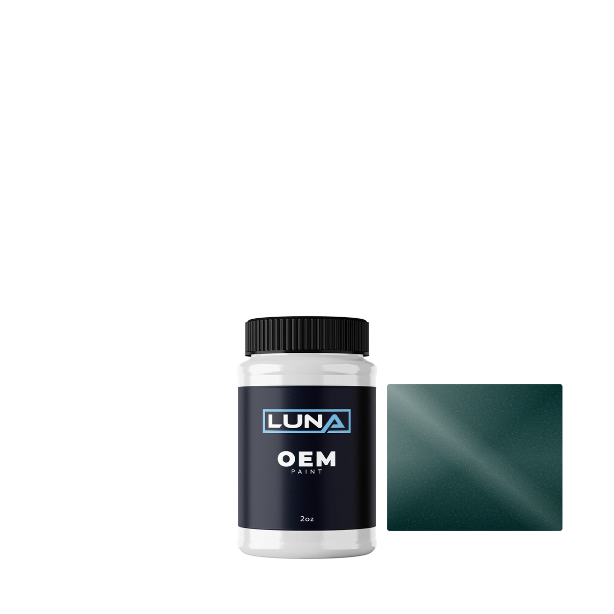 Opel Robogruen M. W264M | Luna OEM Basecoat - 2oz Touch Up Bottle w/ Brush