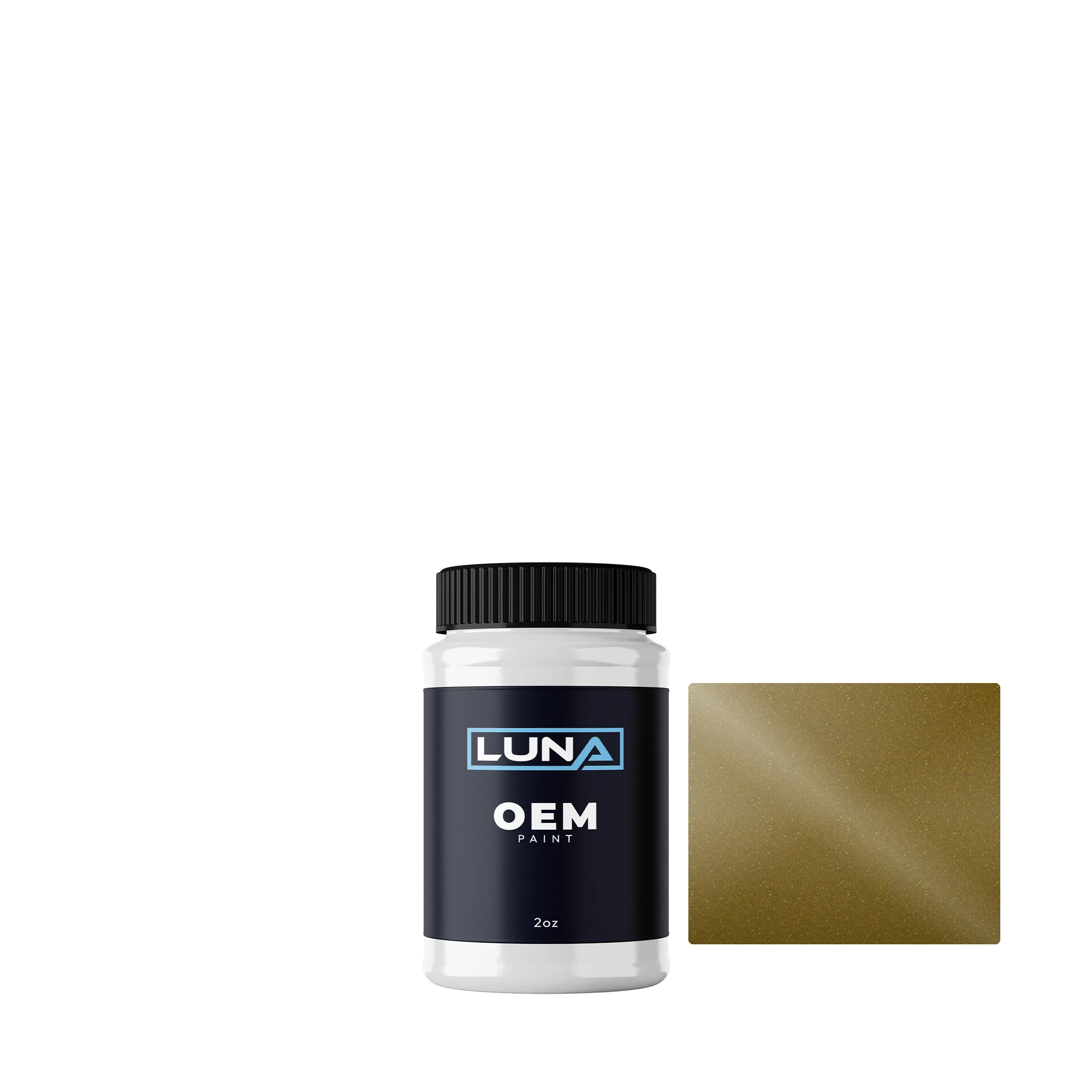Hyundai Golden Flash M. S2 RK2 | Luna OEM Basecoat - 2oz Touch Up Bottle w/ Brush