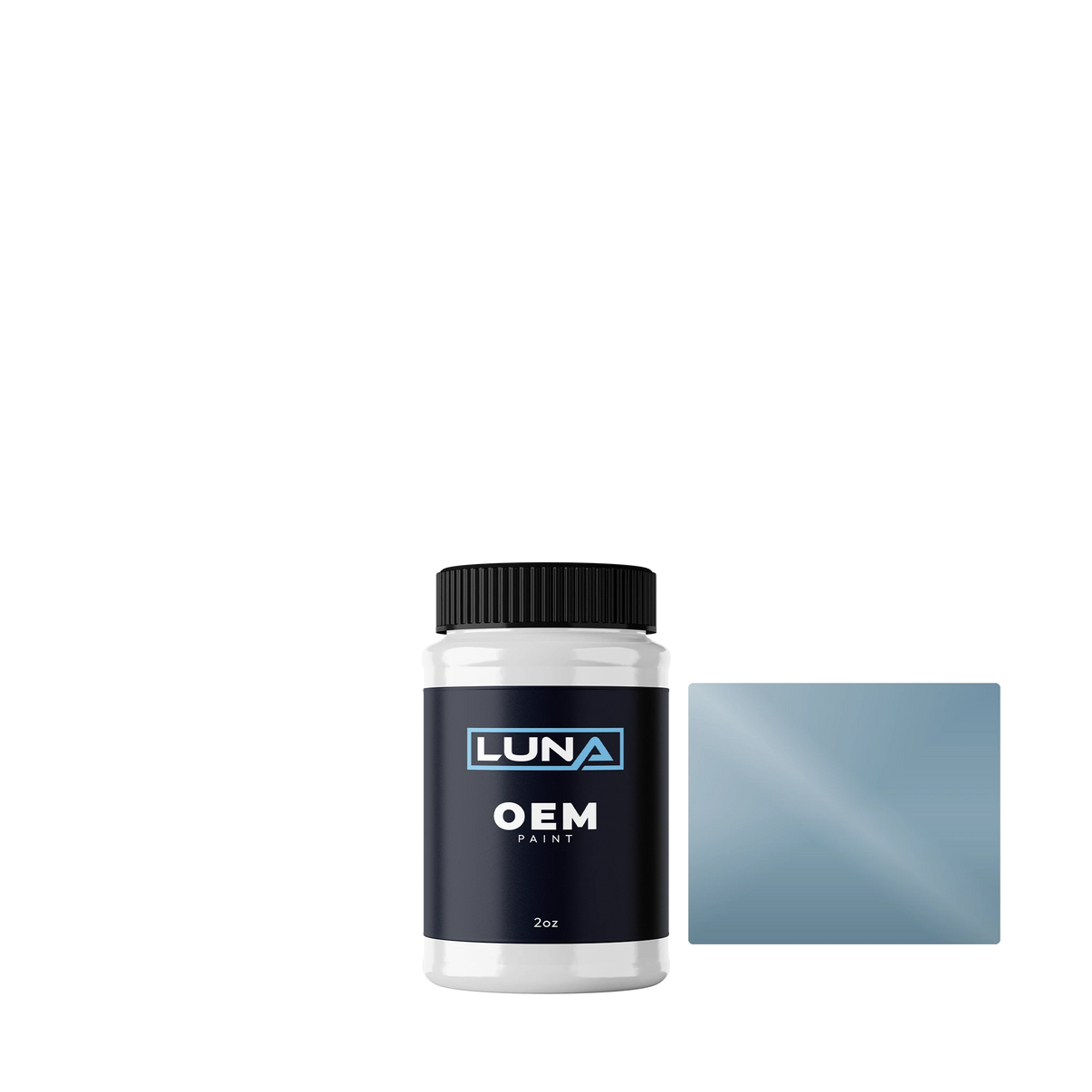 Alpine Bleu M. 412 | Luna OEM Basecoat - 2oz Touch Up Bottle w/ Brush