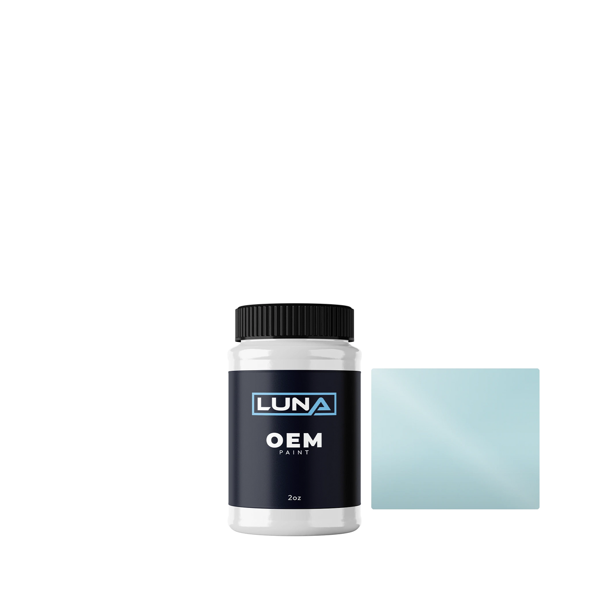 General Motors Azure Blue WA4041 | Luna OEM Basecoat - 2oz Touch Up Bottle w/ Brush