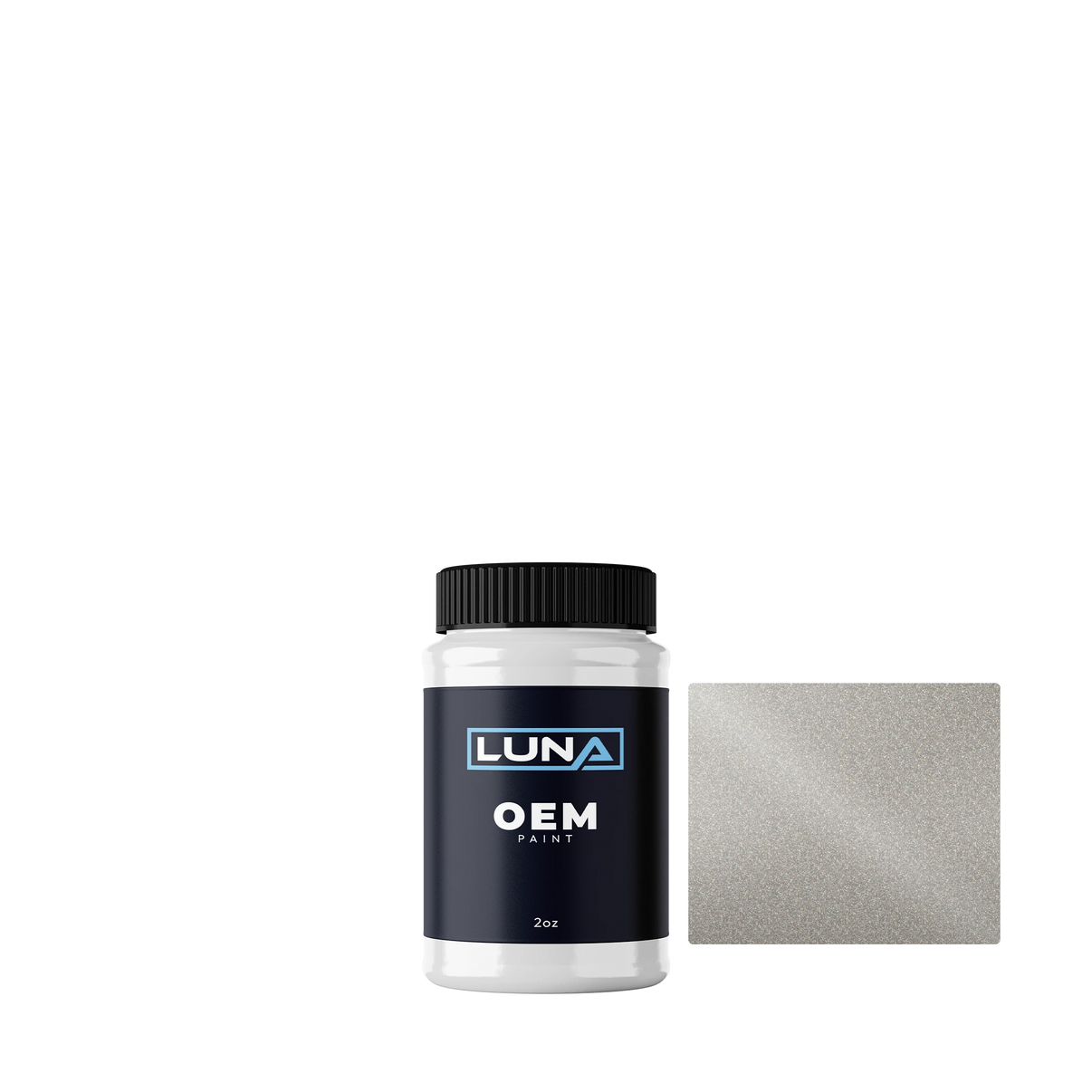 Alfa Romeo Bianco Argento M. 1 205A | Luna OEM Basecoat - 2oz Touch Up Bottle w/ Brush