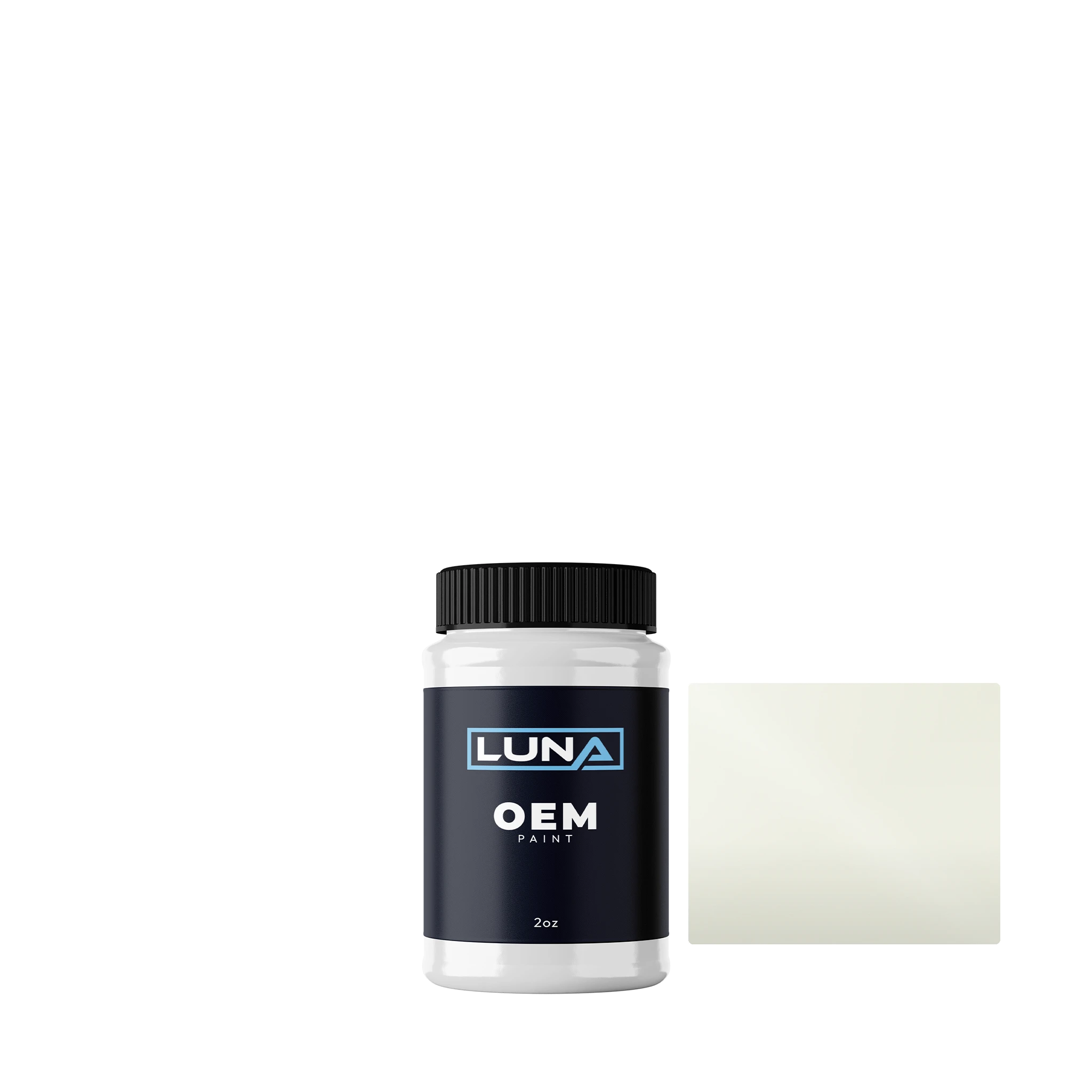 Ford Diamond White N9 | Luna OEM Basecoat - 2oz Touch Up Bottle w/ Brush