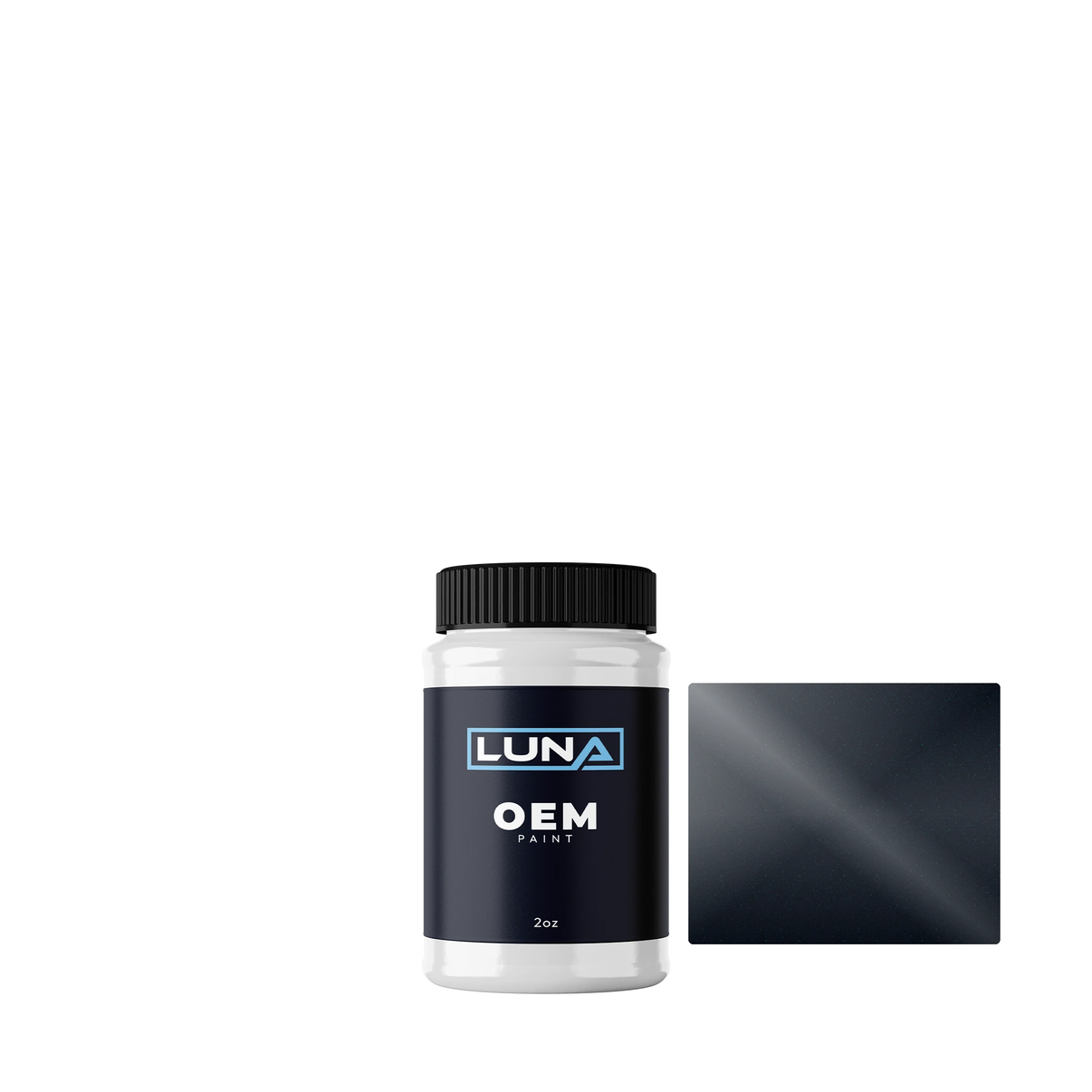 Mitsubishi Prussian Blue P. M. ZH | Luna OEM Basecoat - 2oz Touch Up Bottle w/ Brush