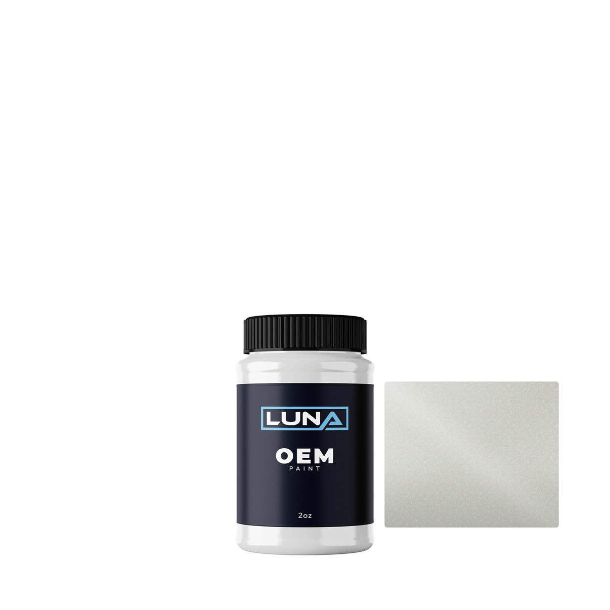 Toyota White P. 042 | Luna OEM Basecoat - 2oz Touch Up Bottle w/ Brush