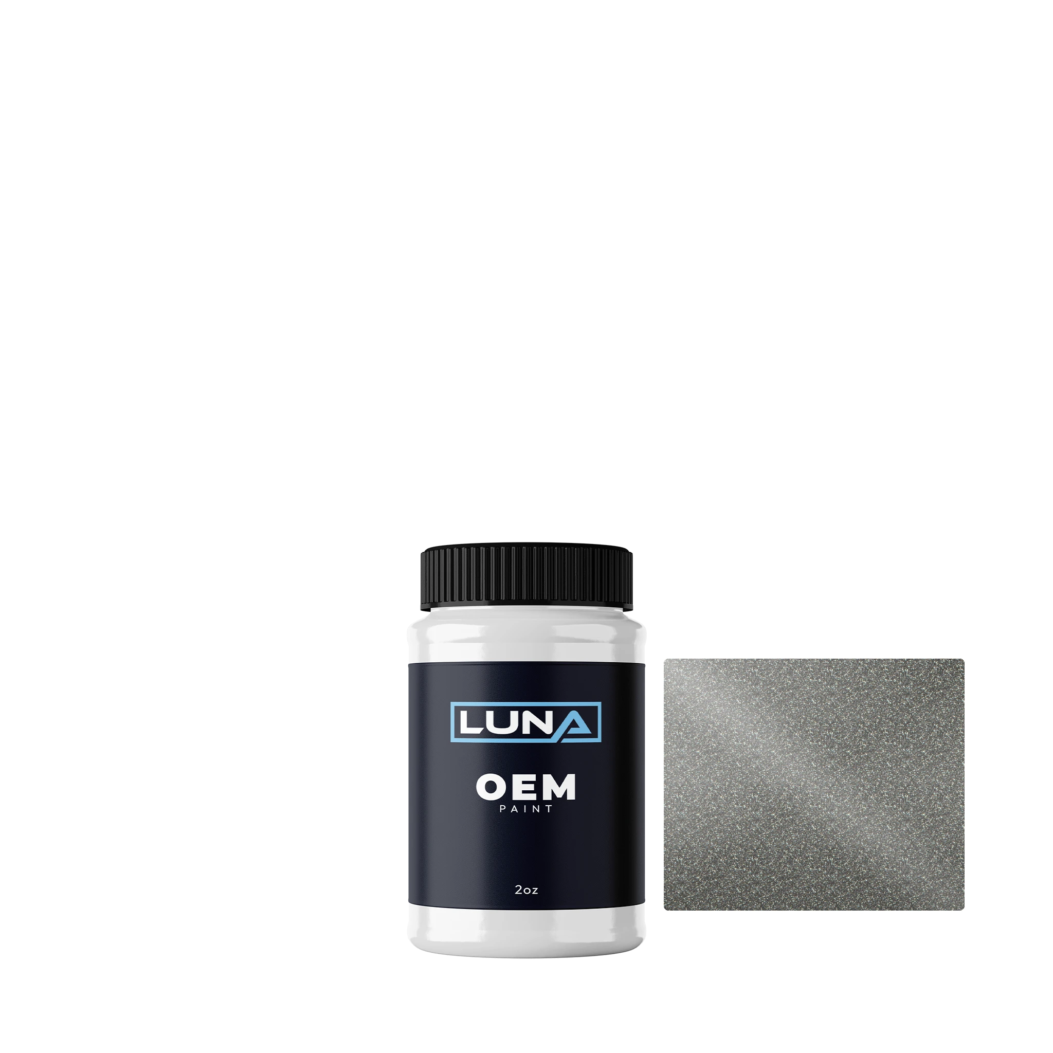 Volvo Steel Dawn M. 2704 | Luna OEM Basecoat - 2oz Touch Up Bottle w/ Brush