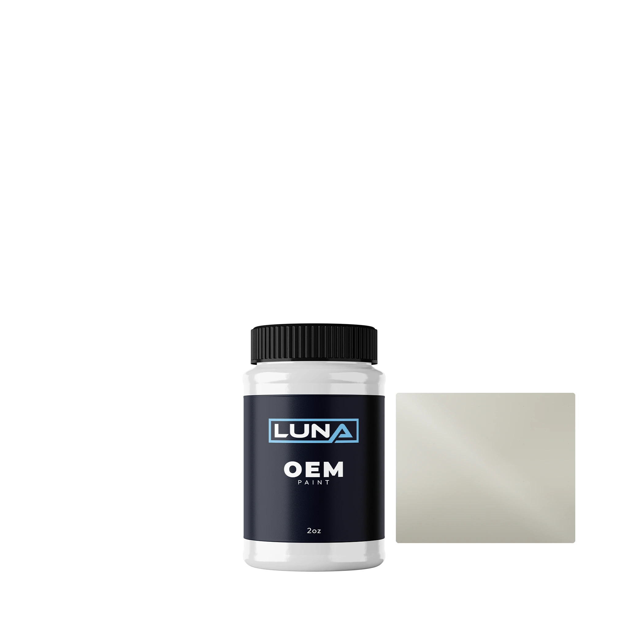 Scania Grey 1396381 | Luna OEM Basecoat - 2oz Touch Up Bottle w/ Brush