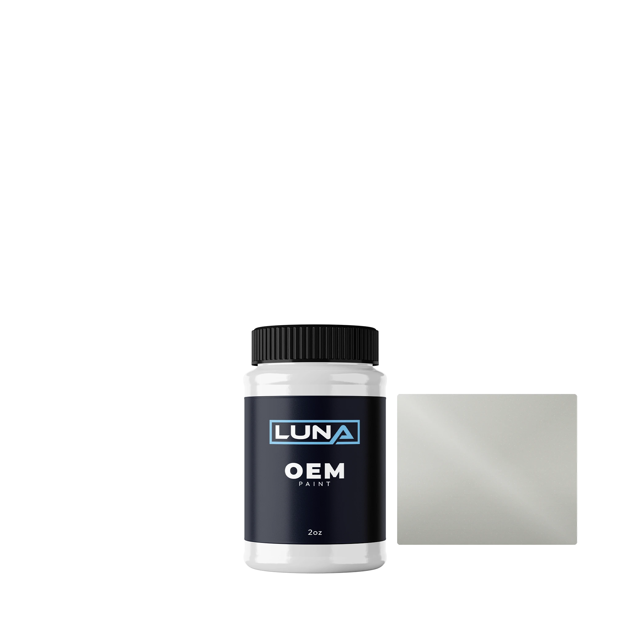 Ford Metropolis White M. S1 KWREWHA | Luna OEM Basecoat - 2oz Touch Up Bottle w/ Brush
