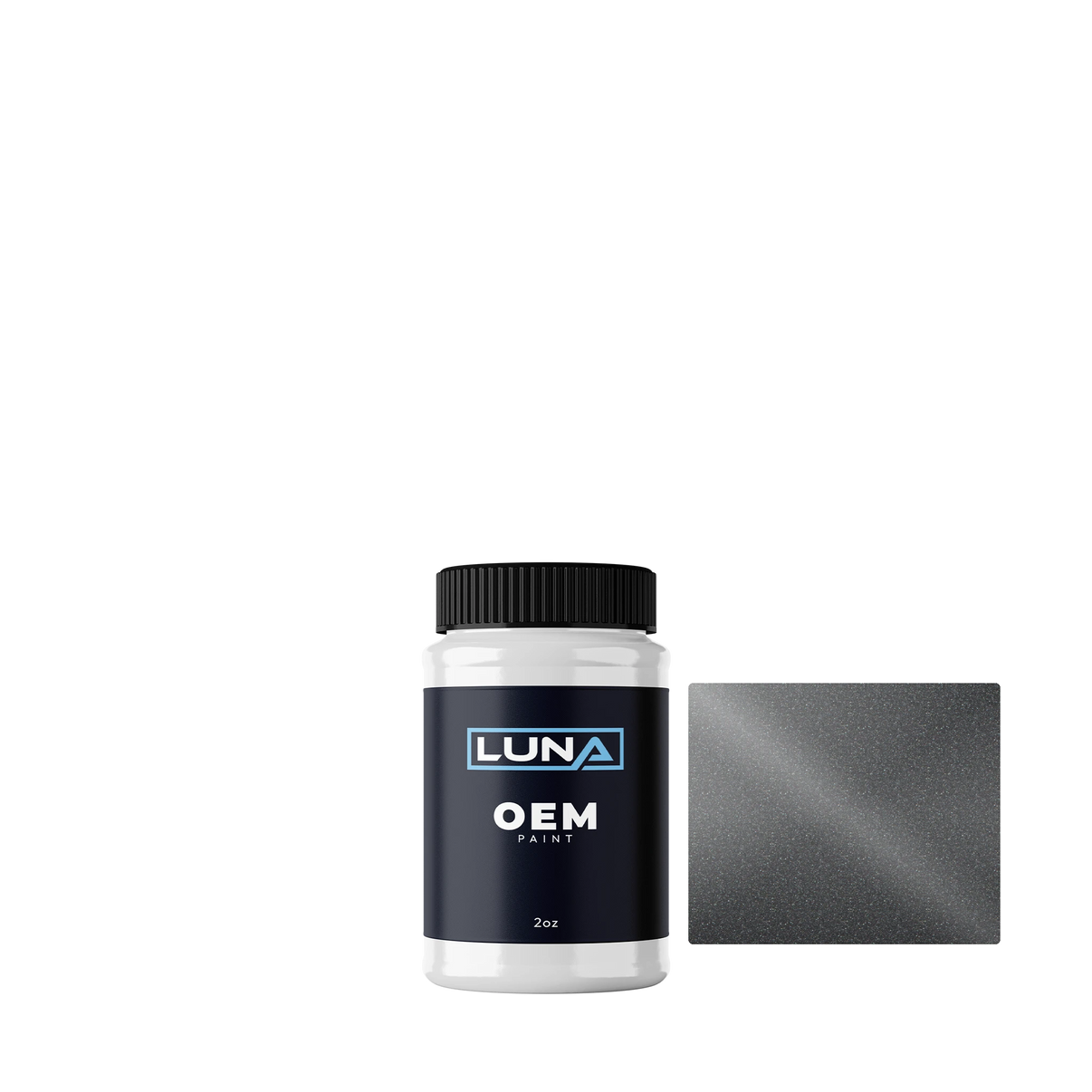 Hyundai Oyster Grey M. ML | Luna OEM Basecoat - 2oz Touch Up Bottle w/ Brush