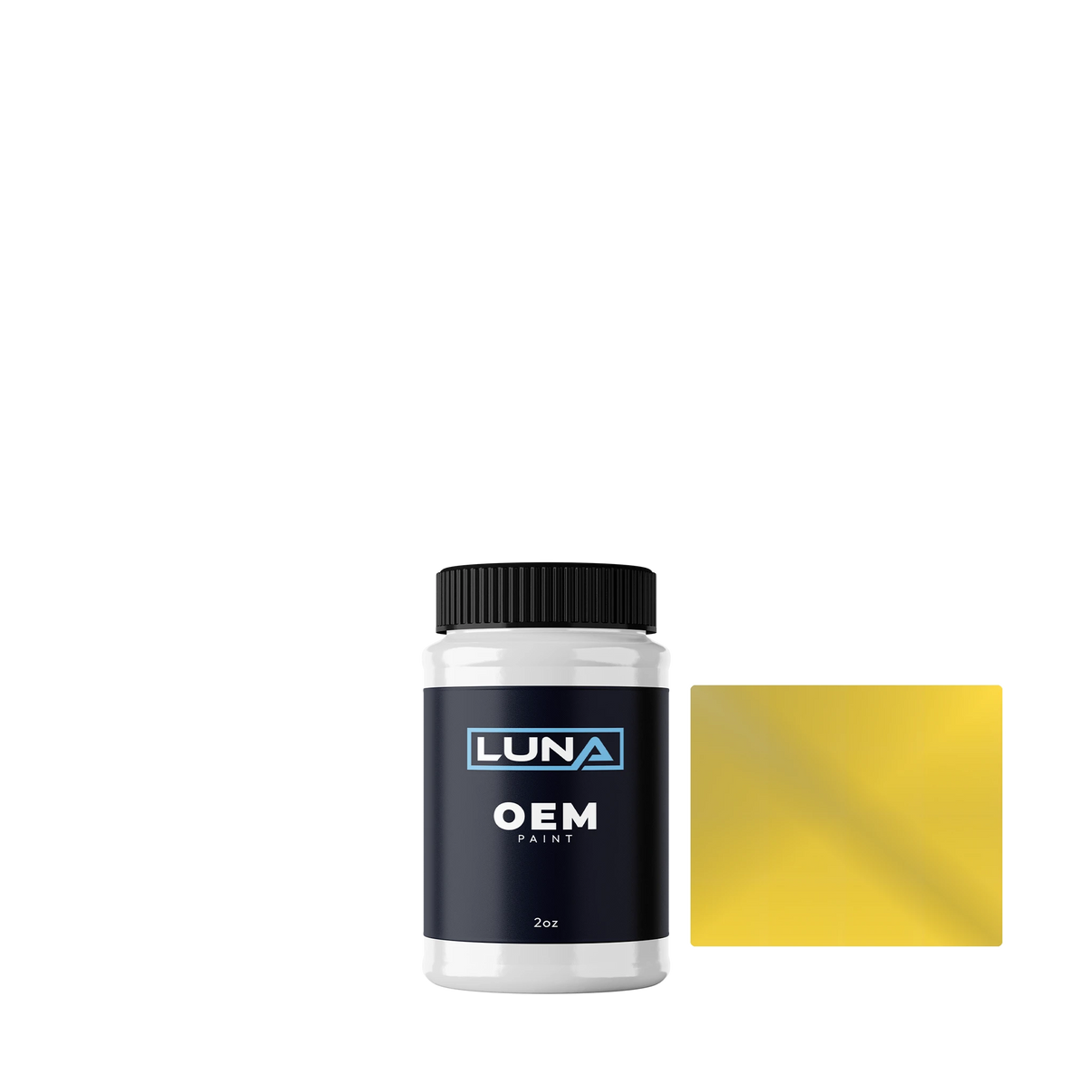 Kia Spring Yellow NY | Luna OEM Basecoat - 2oz Touch Up Bottle w/ Brush