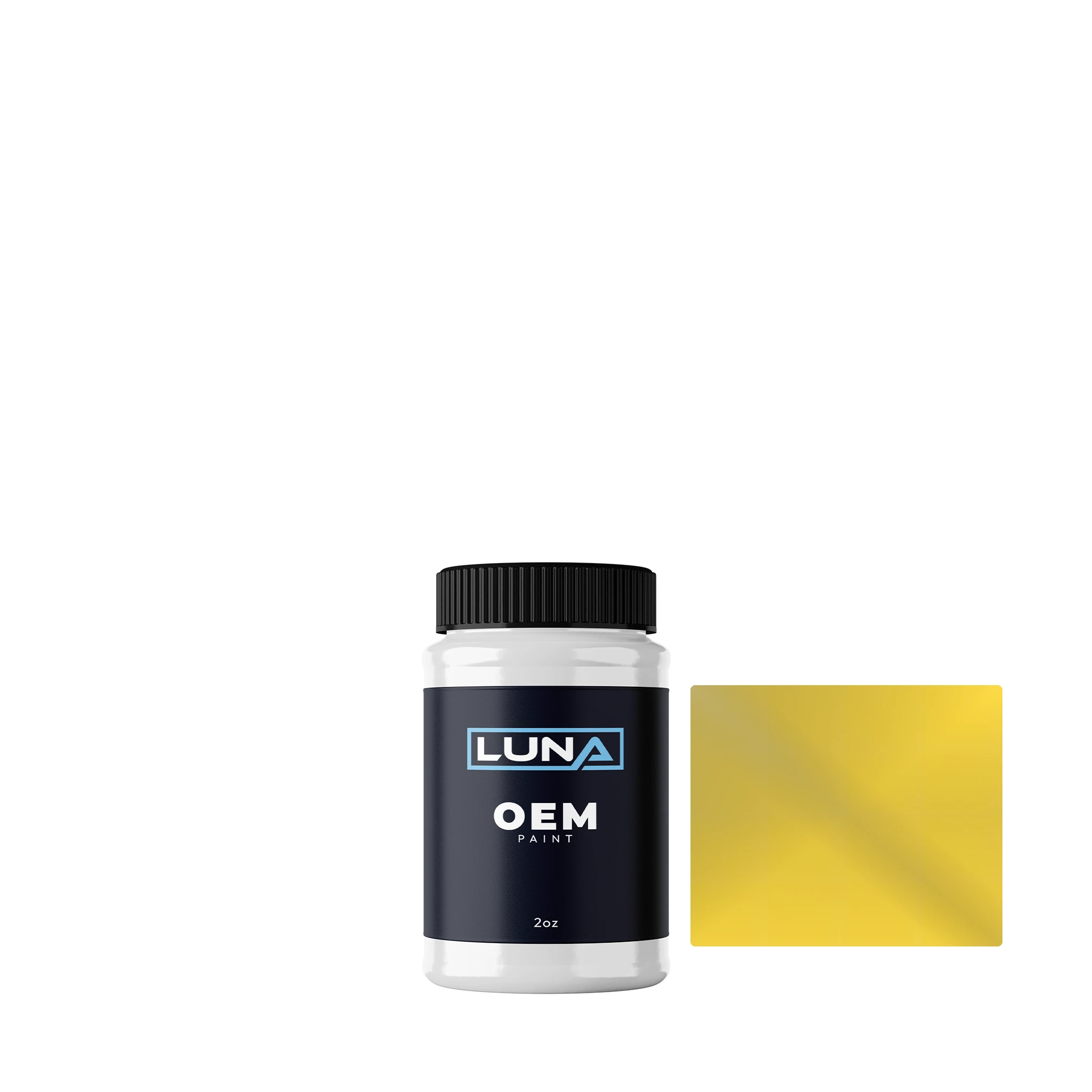 Kia Spring Yellow NY | Luna OEM Basecoat - 2oz Touch Up Bottle w/ Brush