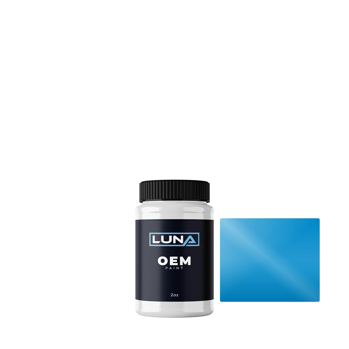 Suzuki Motorcycle Blue P. - 3c SUZ153 | Luna OEM Basecoat - 2oz Touch Up Bottle w/ Brush