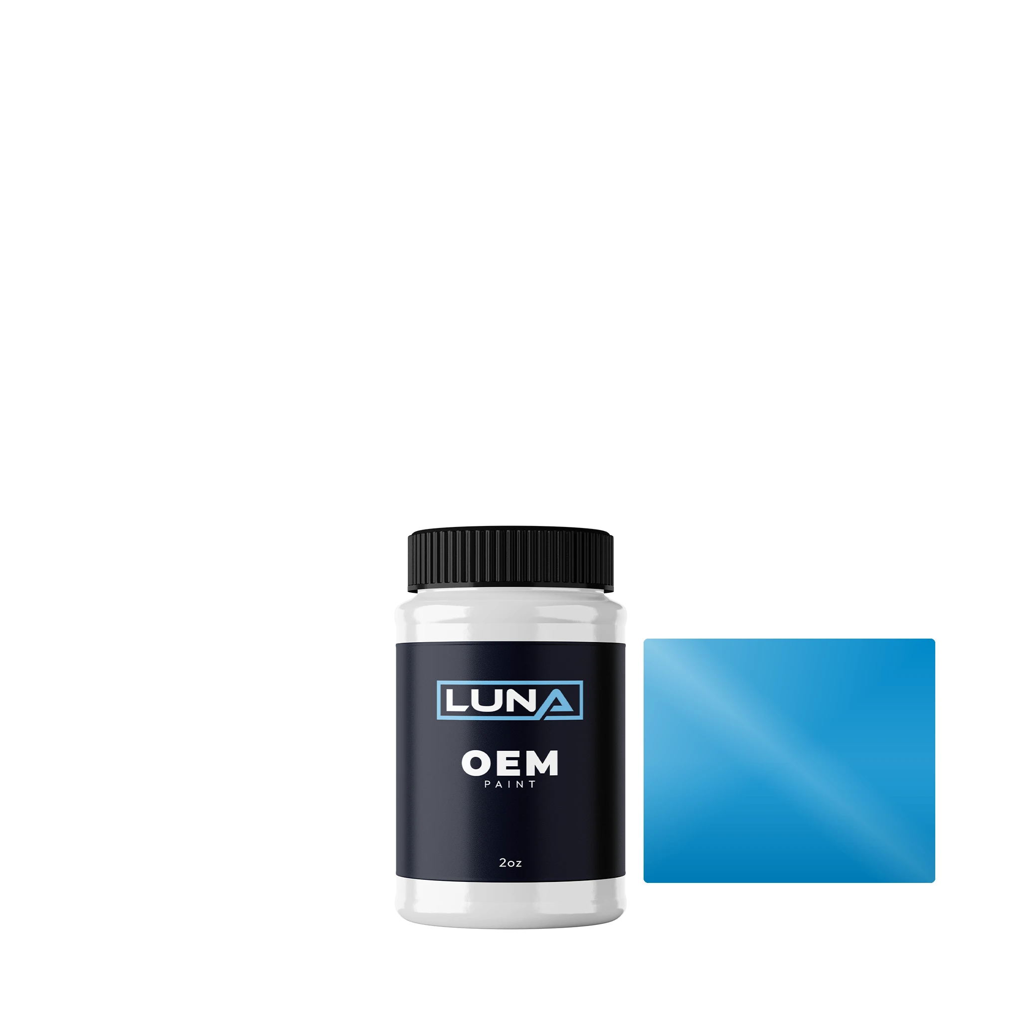 Suzuki Motorcycle Blue P. - 3c SUZ153 | Luna OEM Basecoat - 2oz Touch Up Bottle w/ Brush