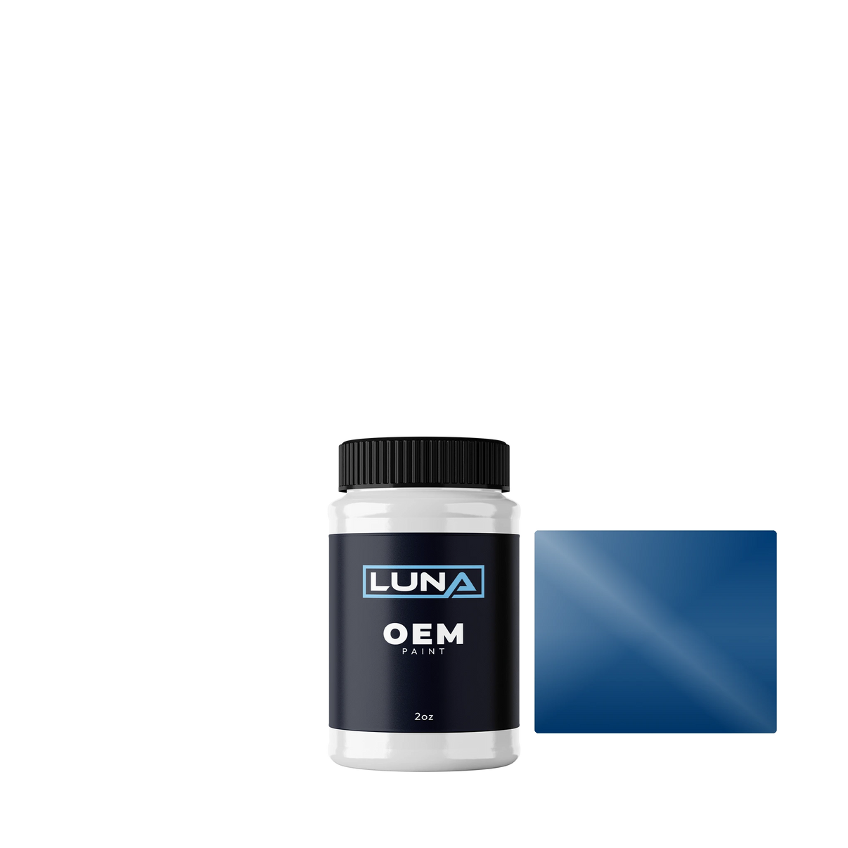 Citroen Bleu Gentiane ENE | Luna OEM Basecoat - 2oz Touch Up Bottle w/ Brush