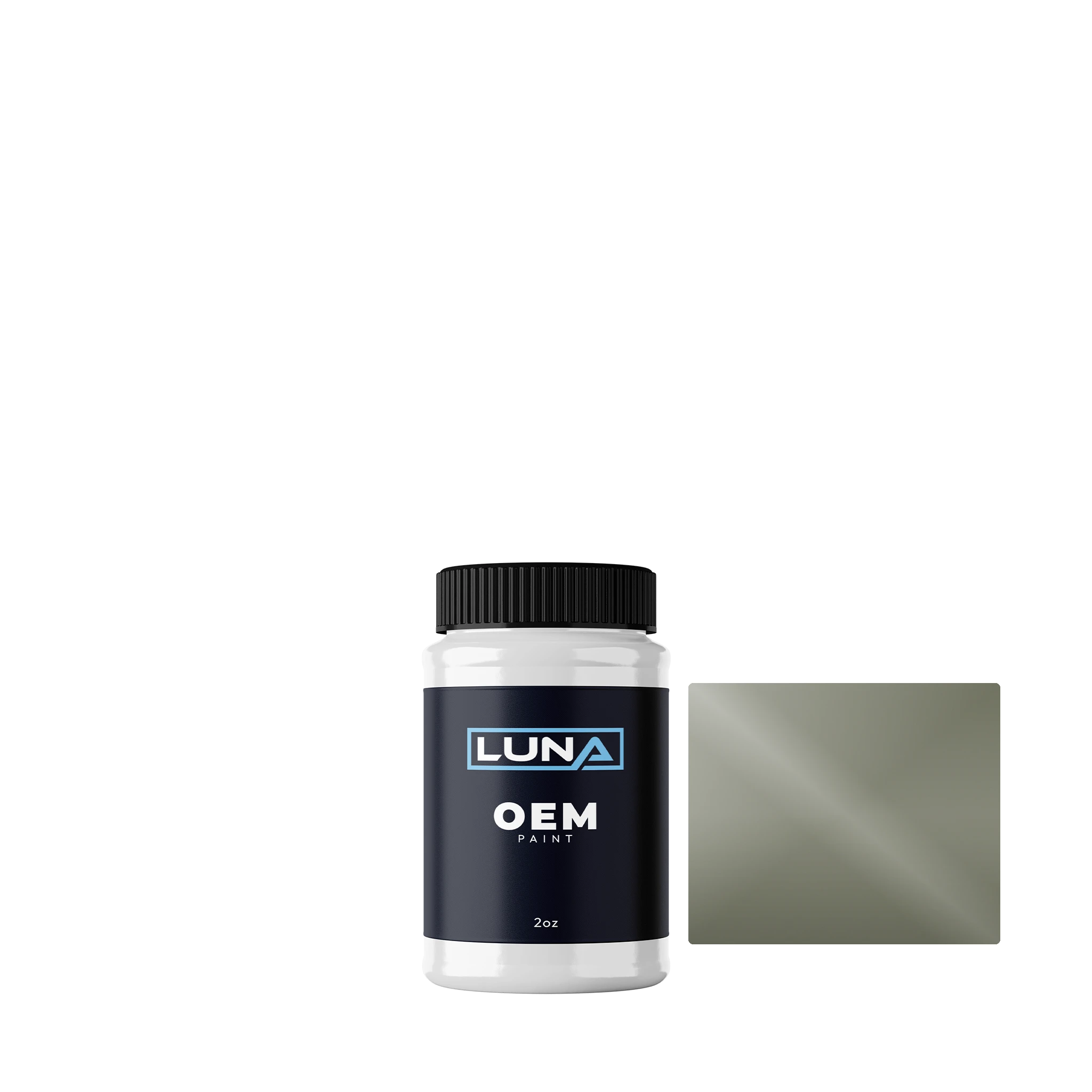 Scania Grey 1366664 | Luna OEM Basecoat - 2oz Touch Up Bottle w/ Brush