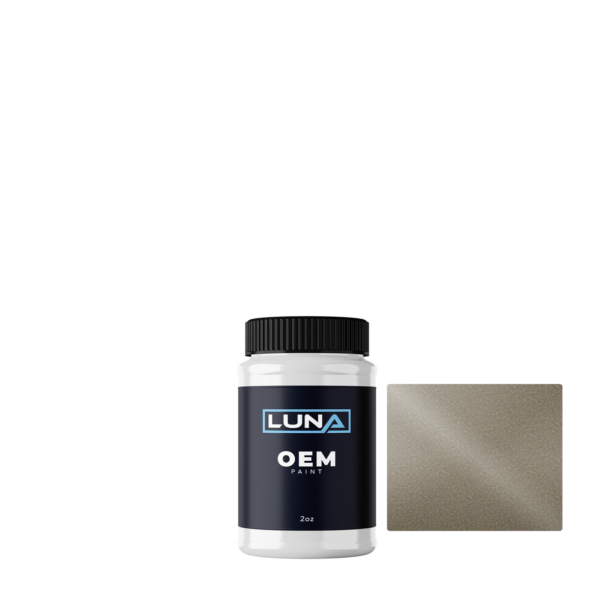 Volvo Platina Beige M. 411 | Luna OEM Basecoat - 2oz Touch Up Bottle w/ Brush