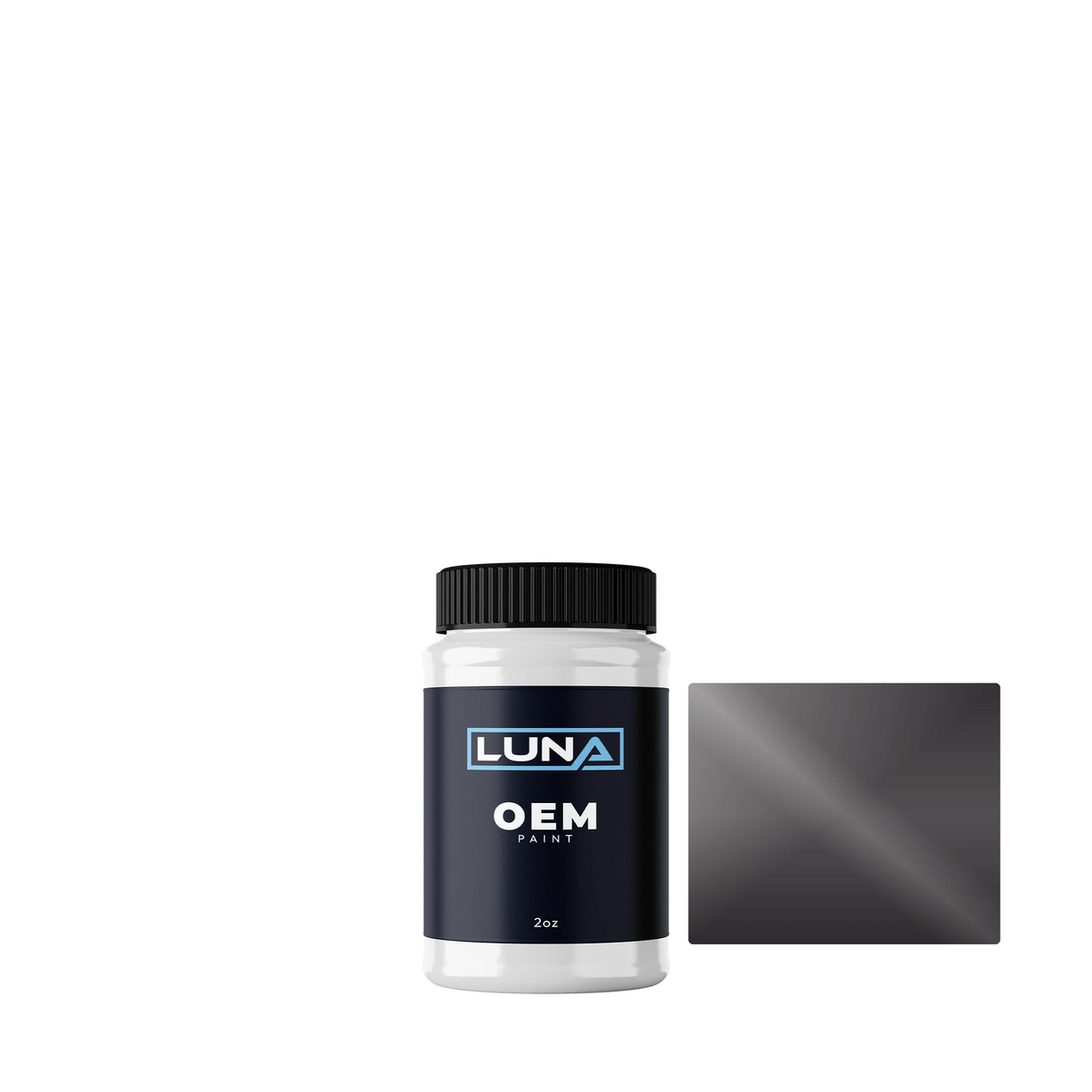 Jaguar Pearl Grey P. LMN | Luna OEM Basecoat - 2oz Touch Up Bottle w/ Brush