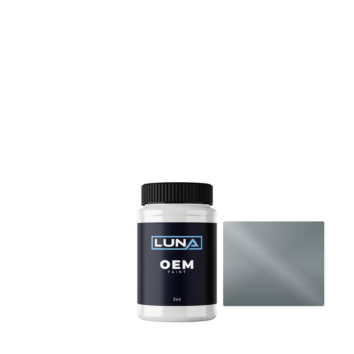 Honda Motorcycle Silver M. - 2c HON311 | Luna OEM Basecoat - 2oz Touch Up Bottle w/ Brush