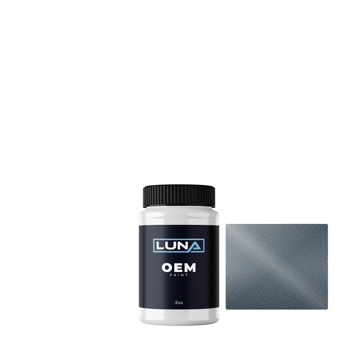 Volvo Graphite Blue M. 368 | Luna OEM Basecoat - 2oz Touch Up Bottle w/ Brush