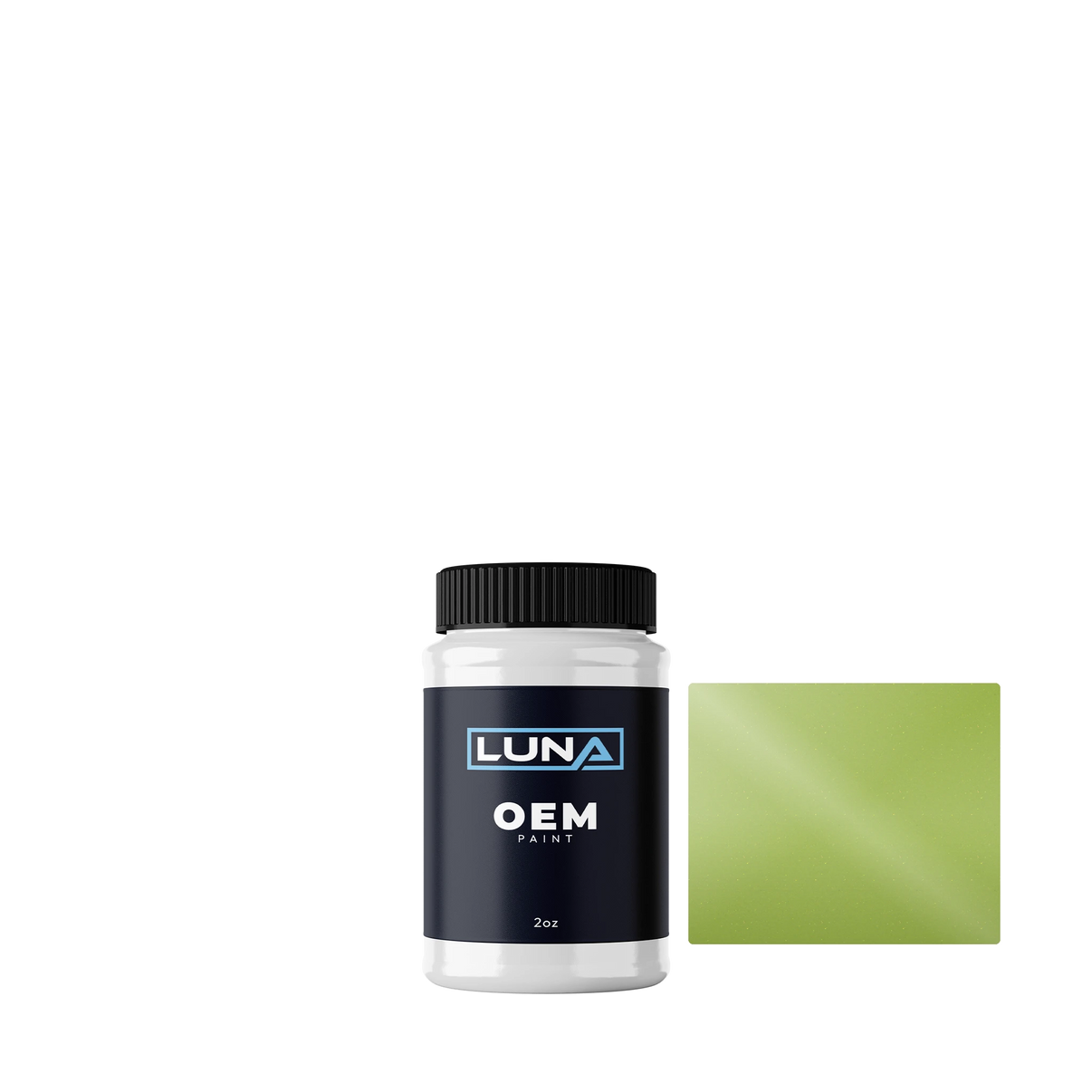 Fiat Light Green P. FORD TRASI | Luna OEM Basecoat - 2oz Touch Up Bottle w/ Brush