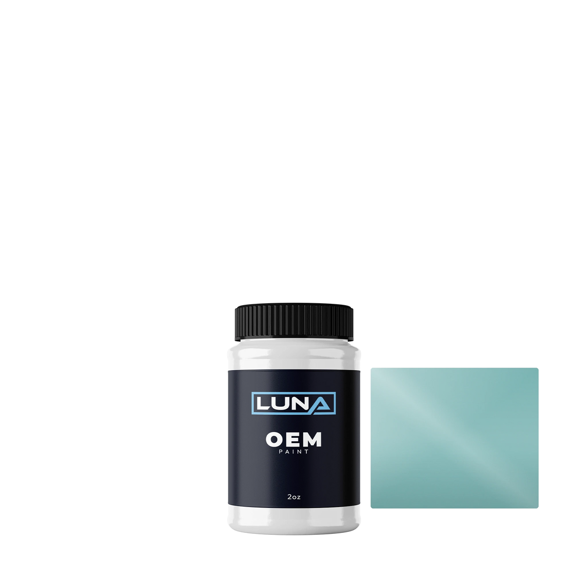Mazda French Mint P. M. 46F | Luna OEM Basecoat - 2oz Touch Up Bottle w/ Brush