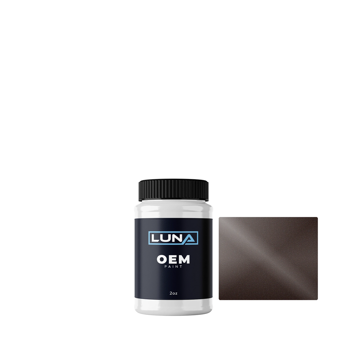 Chrysler USA Dark Chestnut P. M. PU1 | Luna OEM Basecoat - 2oz Touch Up Bottle w/ Brush