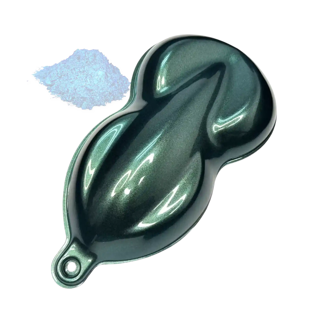 Green Interference Pearls