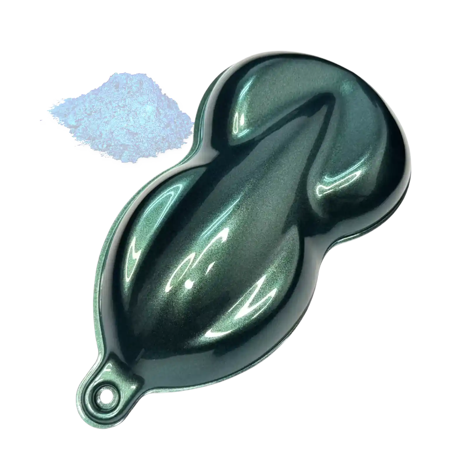 Green Interference Pearls