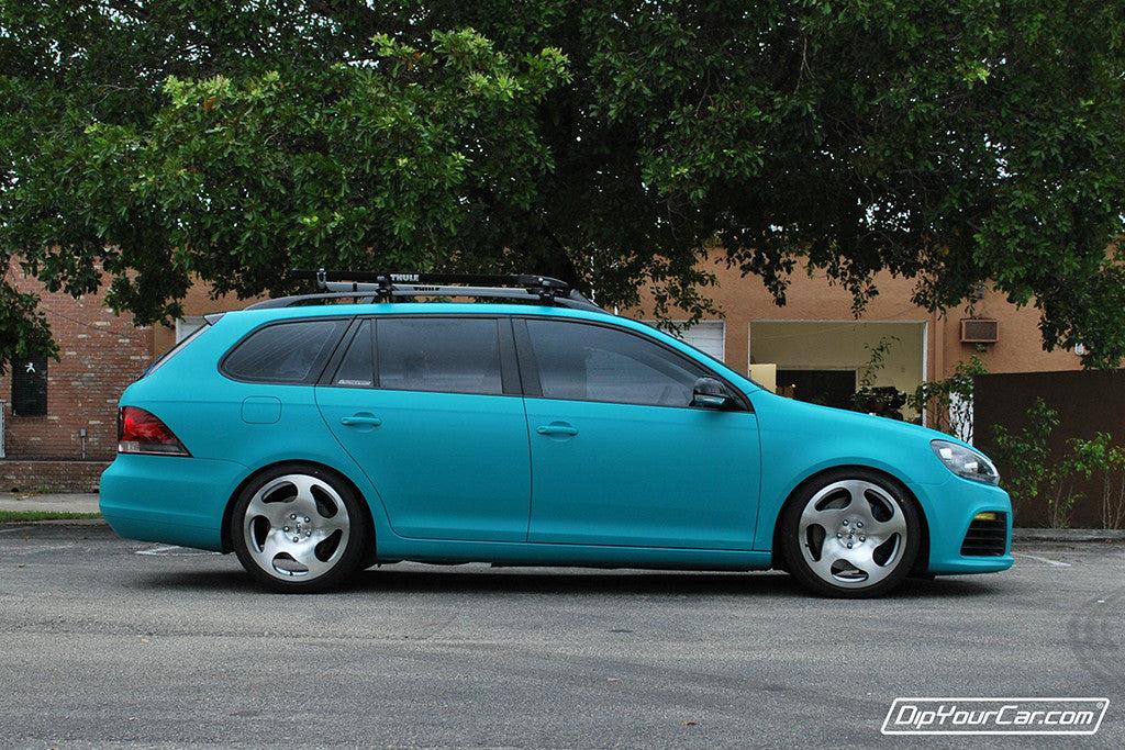 Intense Teal Plasti Dip on a customer car