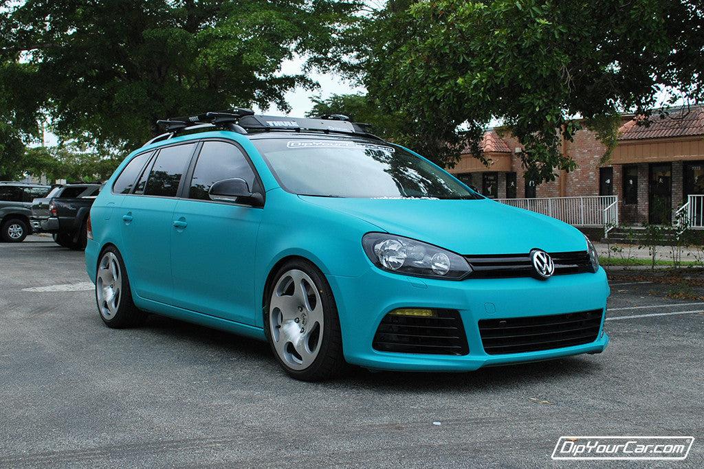 Intense Teal Plasti Dip on a customer car