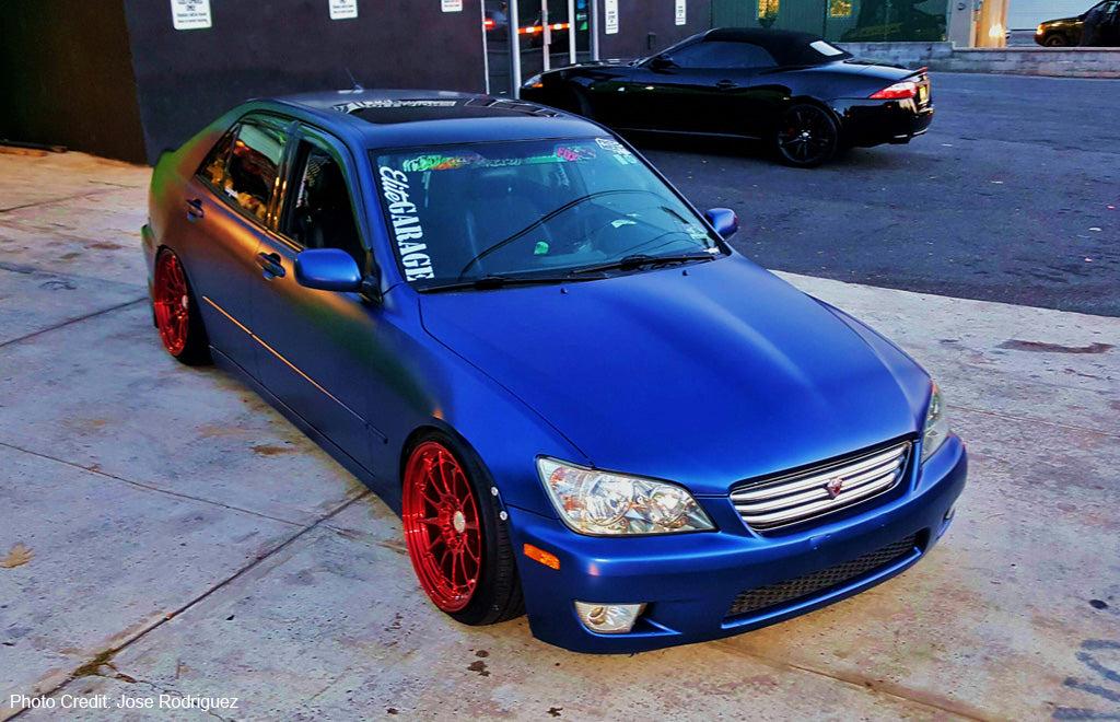 Mariana Blue Plasti Dip on a customer car