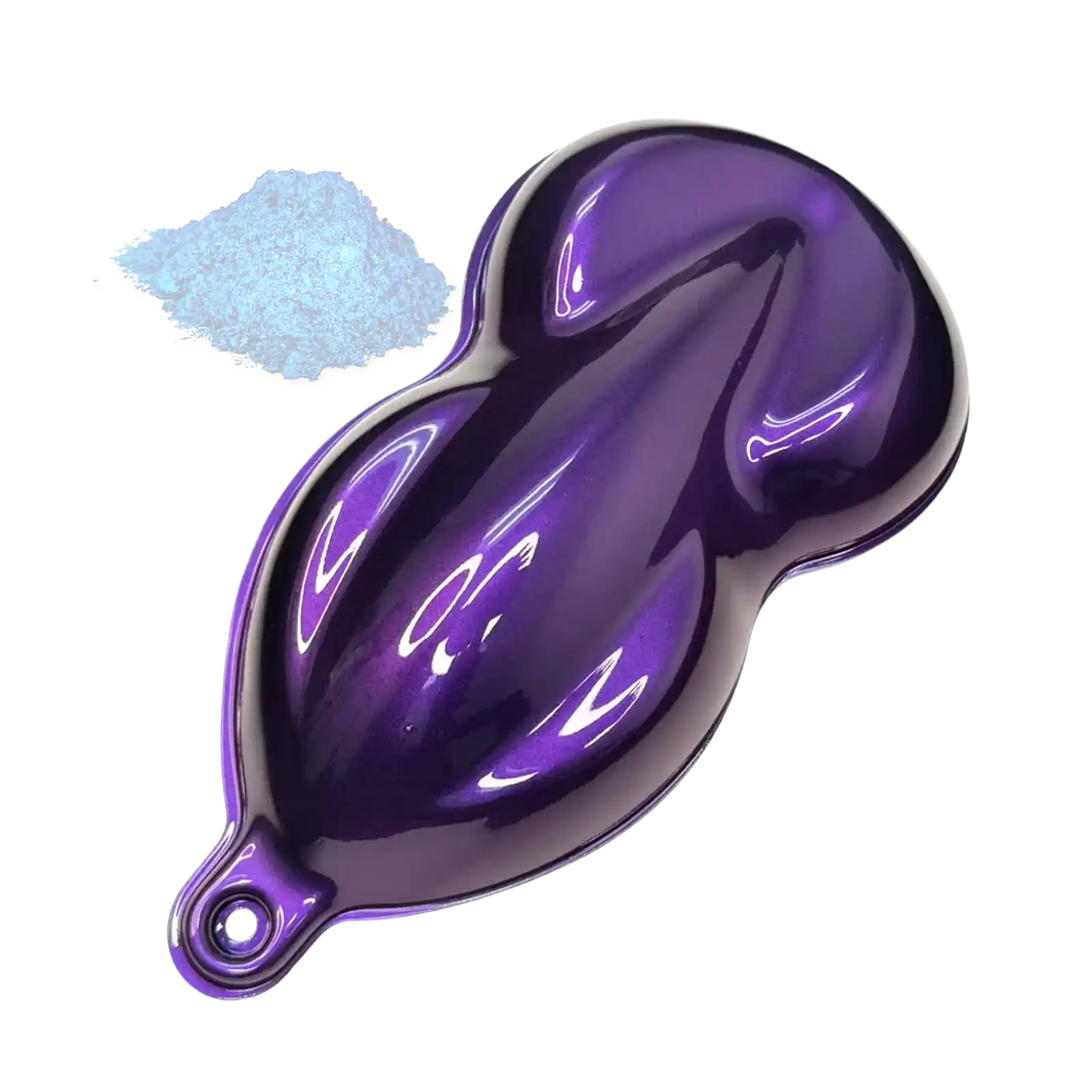 Purple Interference Pearls