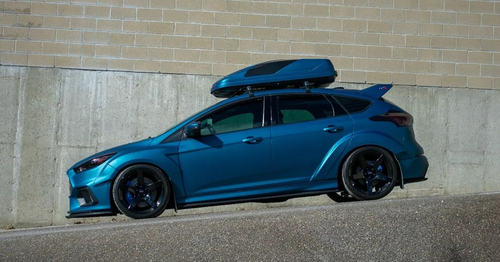 Slate Blue Peelable Car Kit on a customer car