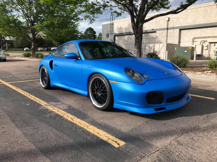 Blue Quartz Peelable Car Kit on a customer car