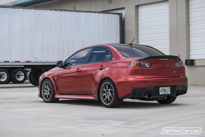 Real Red Peelable Car Kit on a customer car