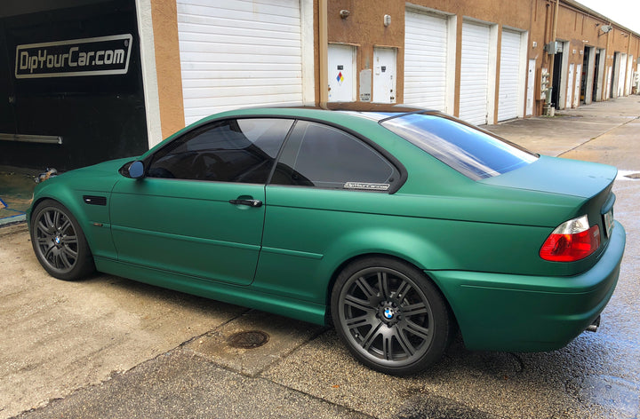 Jungle Green Peelable Car Kit on a customer car