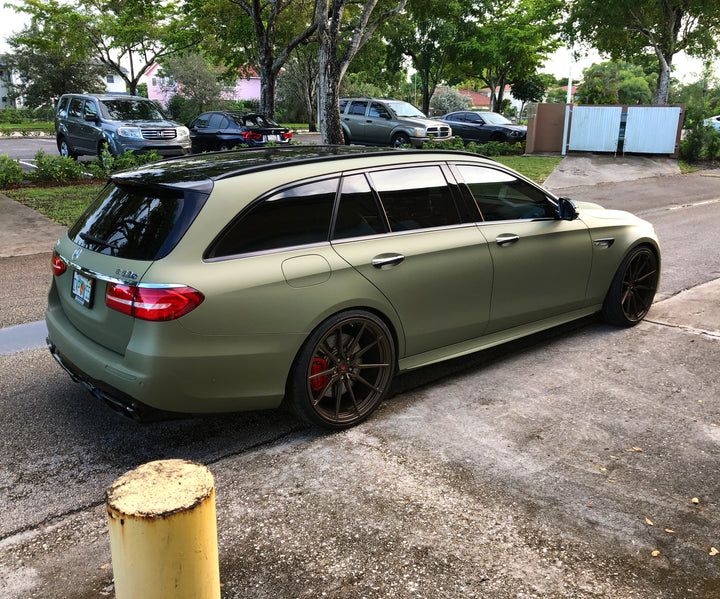 Tactical Green Peelable Car Kit on a customer car