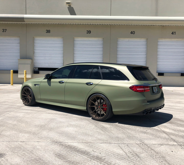 Tactical Green Peelable Car Kit on a customer car
