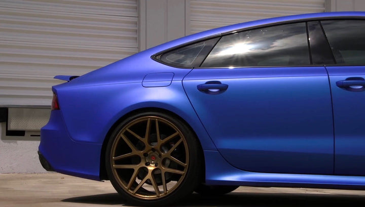 Persian Blue Peelable Car Kit on a customer car