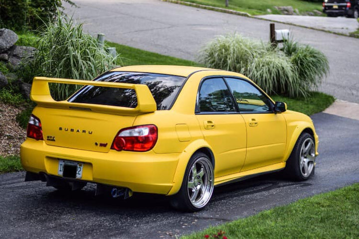 Yellow Peelable Car Kit on a customer car