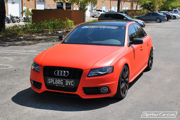 Koi Orange Peelable Car Kit on a customer car