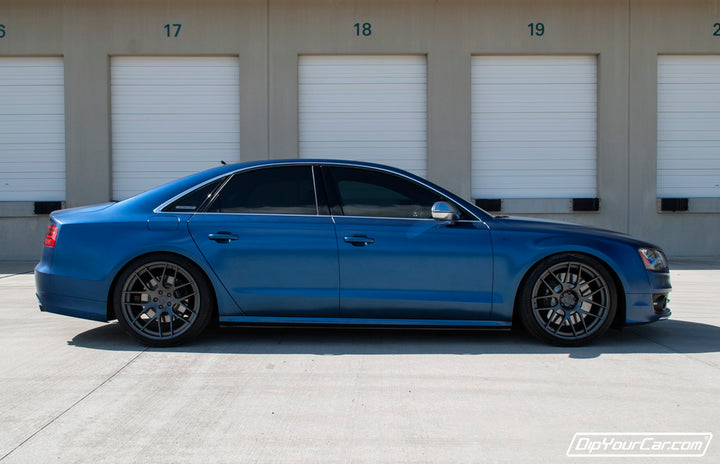 Nebula Blue Peelable Car Kit on a customer car